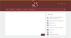 Desktop Screenshot of masterbioinformatica.com